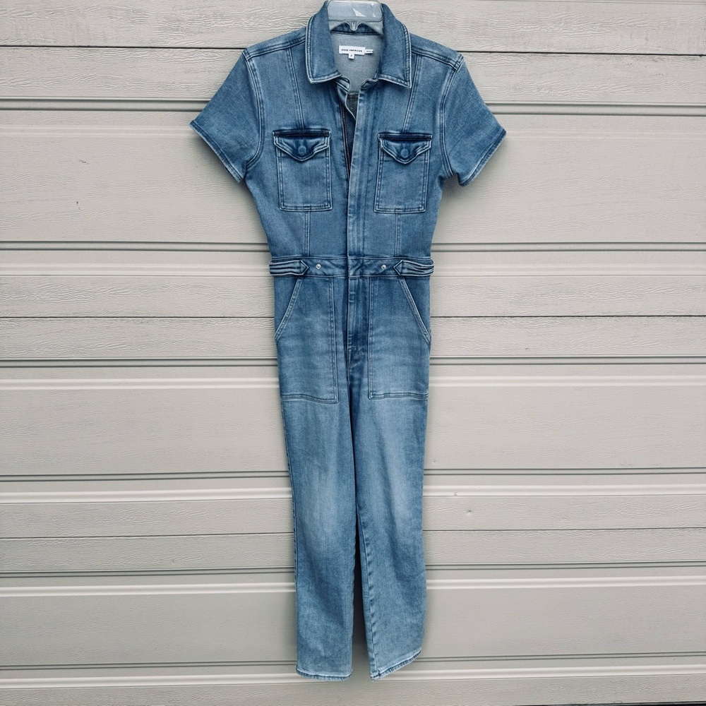 Good American  Denim Jumpsuit